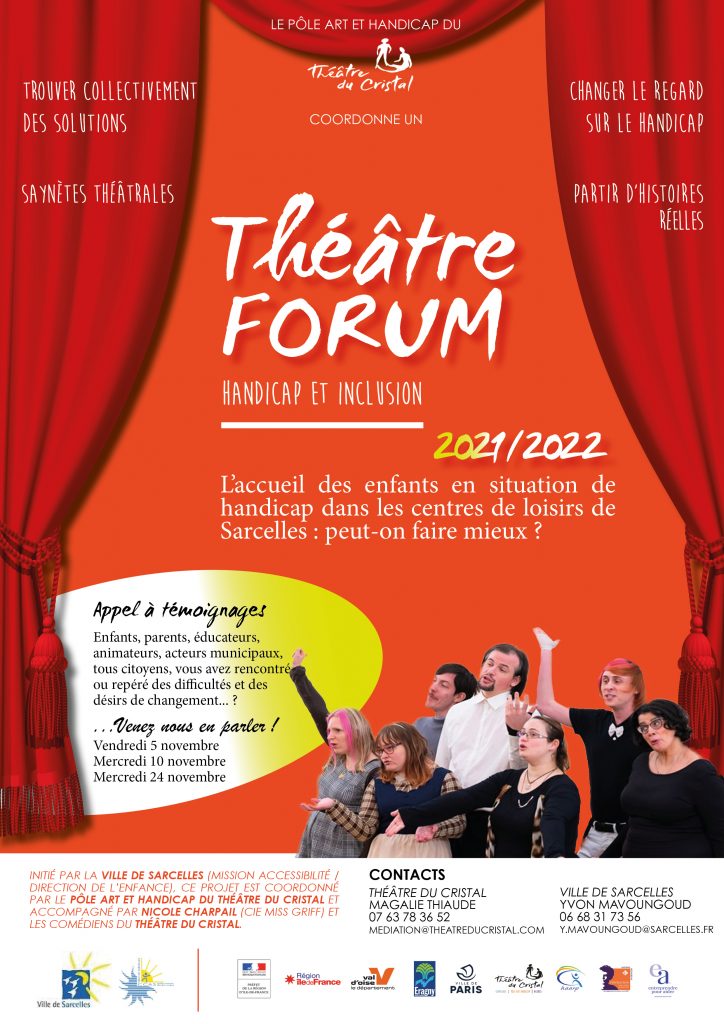 affiche théâtre forum